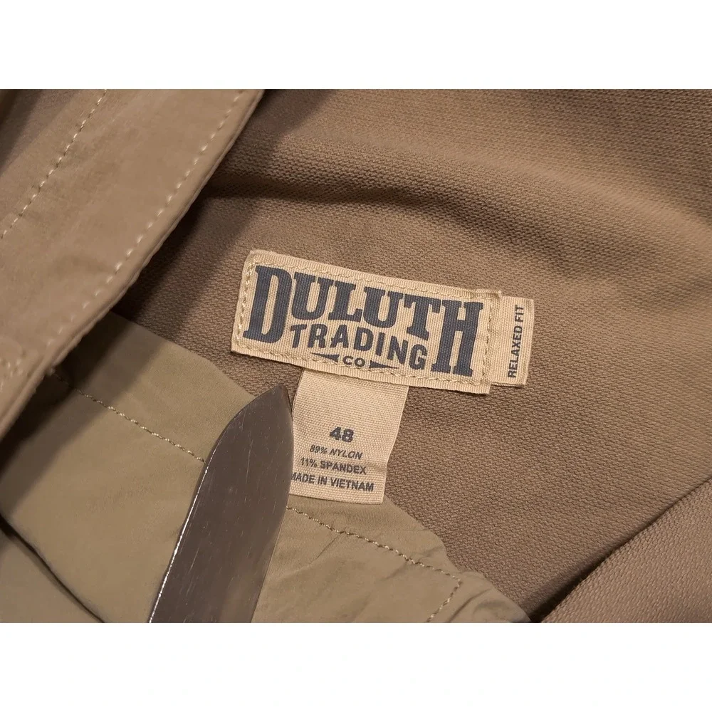 DULUTH Flexpedition Cargo Shorts Mens 48 Brown EXCELLENT 9in Inseam 36323